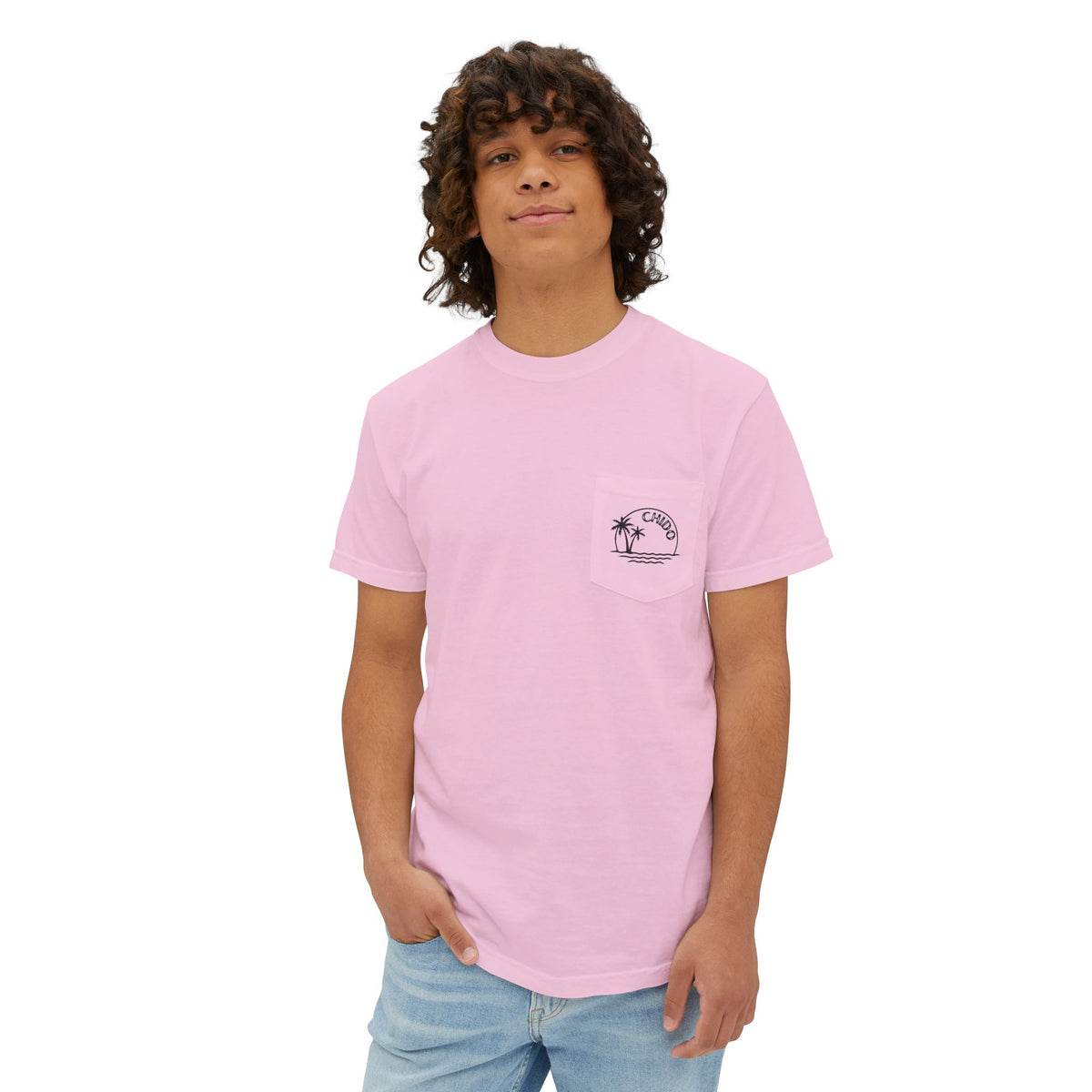 Cool Little Donkey Comfort Colors Pocket Tee