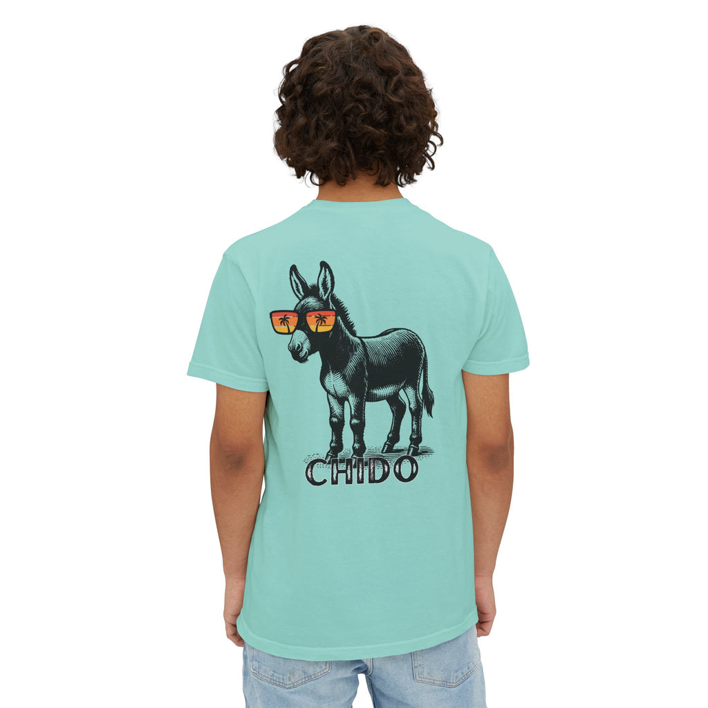 Cool Little Donkey Comfort Colors Pocket Tee