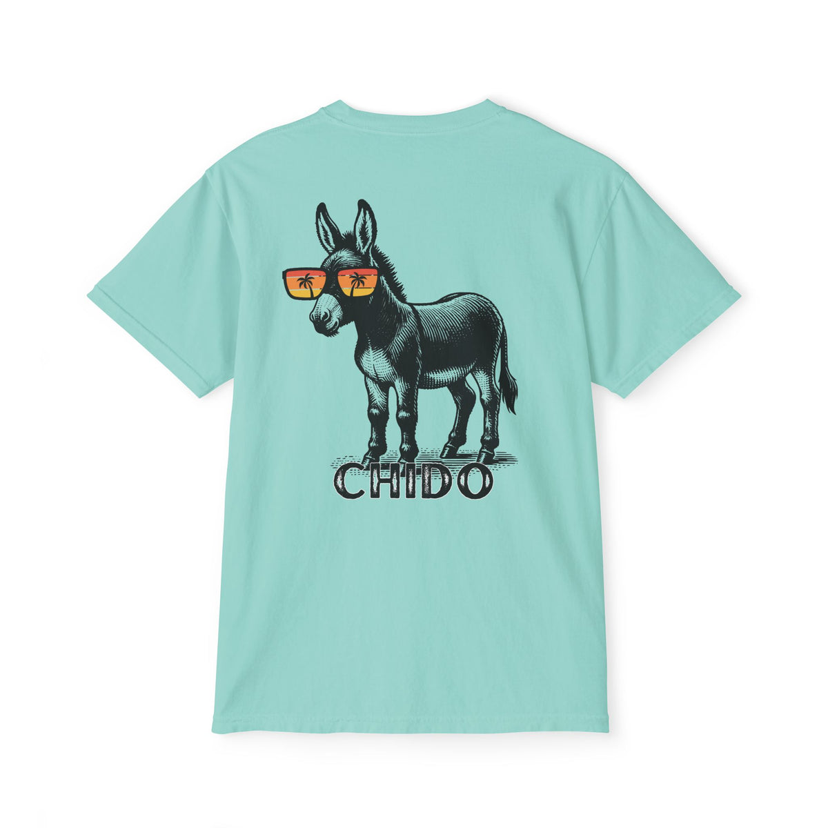 Cool Little Donkey Comfort Colors Pocket Tee