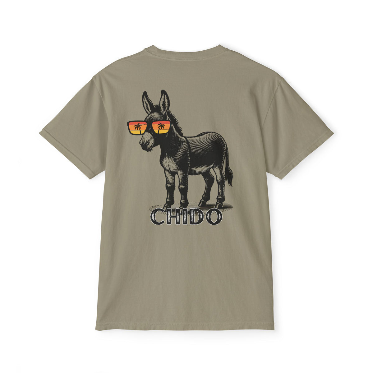 Cool Little Donkey Comfort Colors Pocket Tee