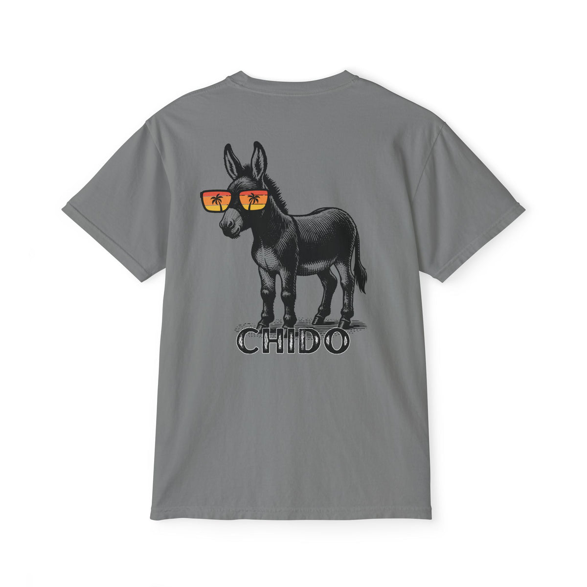 Cool Little Donkey Comfort Colors Pocket Tee