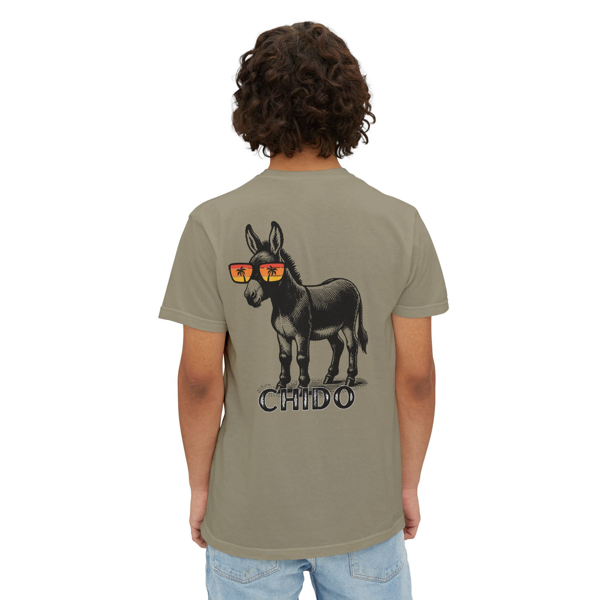 Cool Little Donkey Comfort Colors Pocket Tee