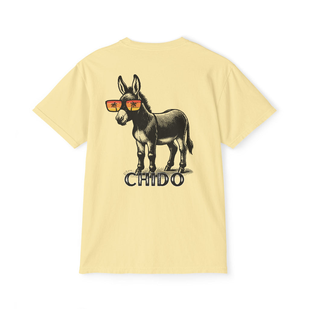 Cool Little Donkey Comfort Colors Pocket Tee