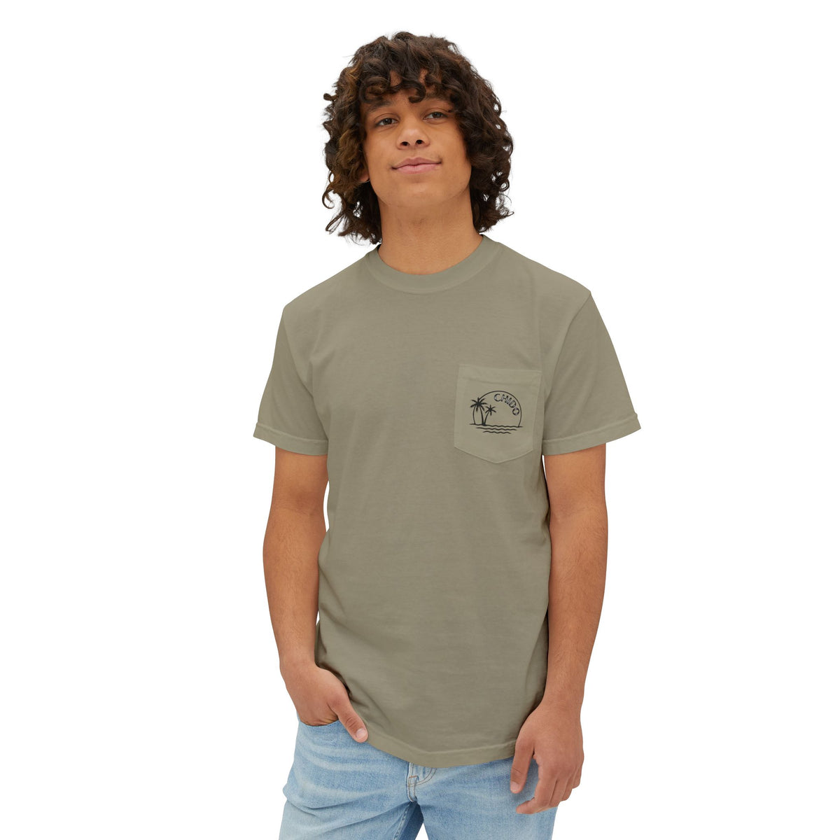 Cool Little Donkey Comfort Colors Pocket Tee