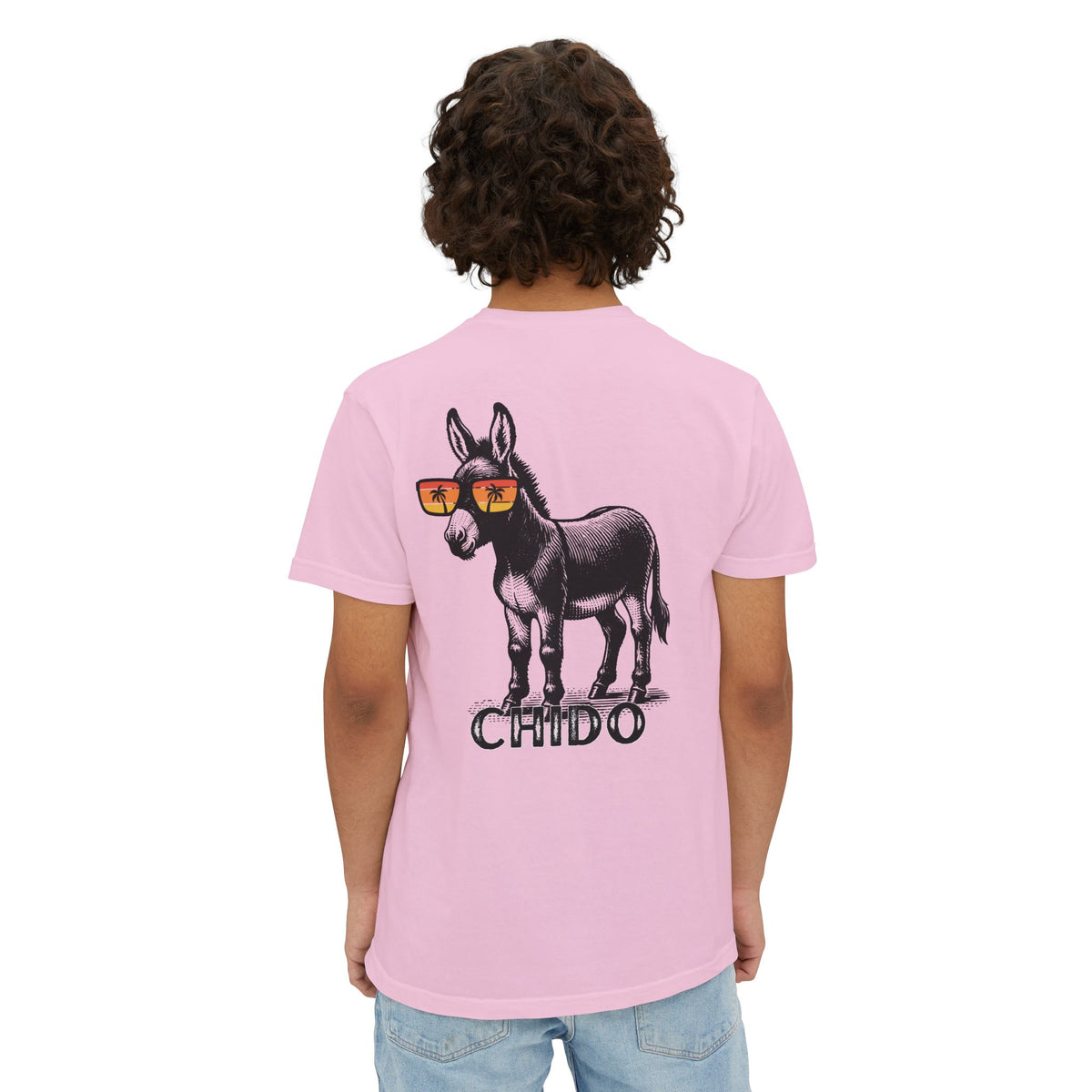 Cool Little Donkey Comfort Colors Pocket Tee