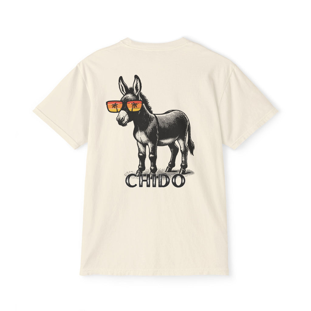 Cool Little Donkey Comfort Colors Pocket Tee