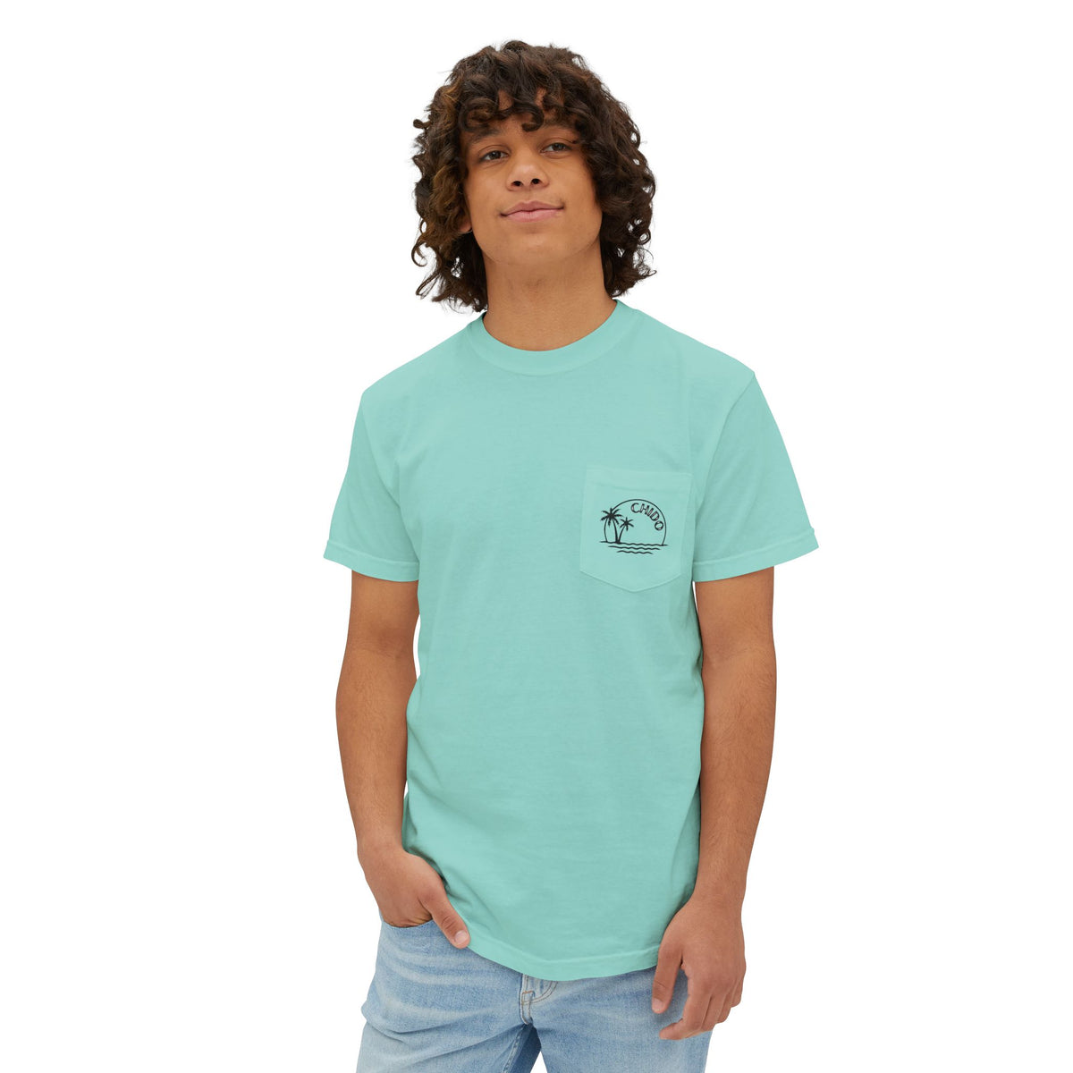 Cool Little Donkey Comfort Colors Pocket Tee