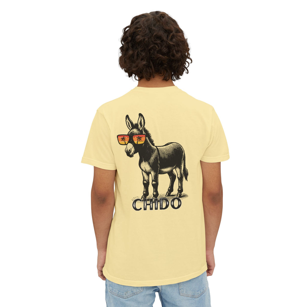 Cool Little Donkey Comfort Colors Pocket Tee
