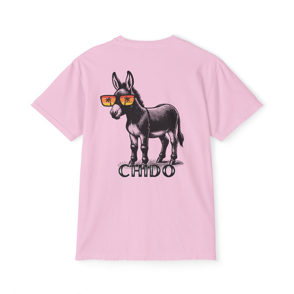 Cool Little Donkey Comfort Colors Pocket Tee